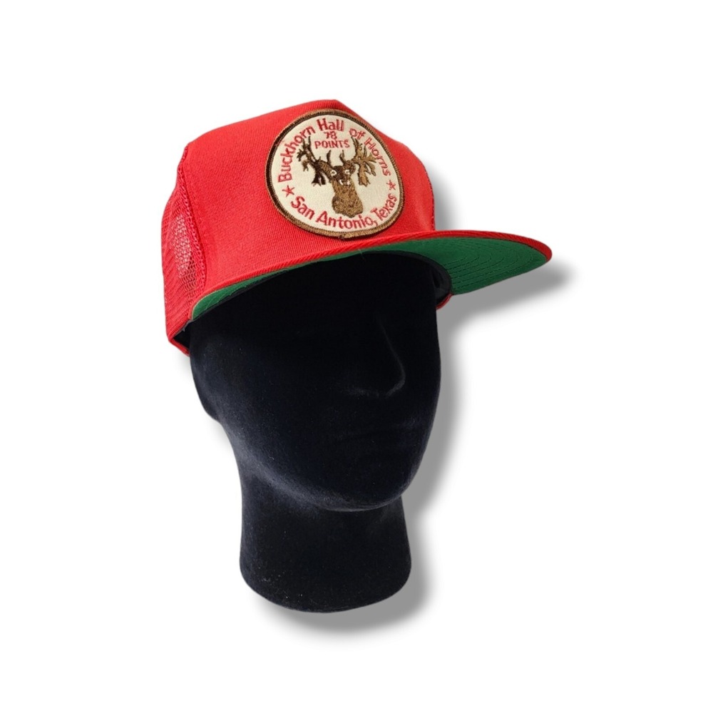 Vintage Buckhorn Hall of‎ Horns 78 Points San Antonio, TX Snapback Trucker Hat